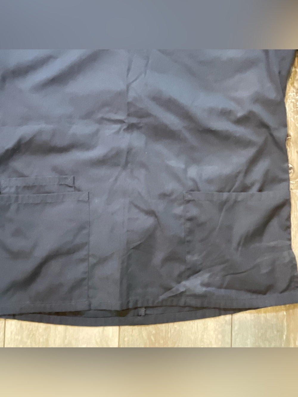 Cherokee Workwear Pewter Gray V-Neck Scrub XS Minimalist Utility Medical Uniform - Picture 3 of 6